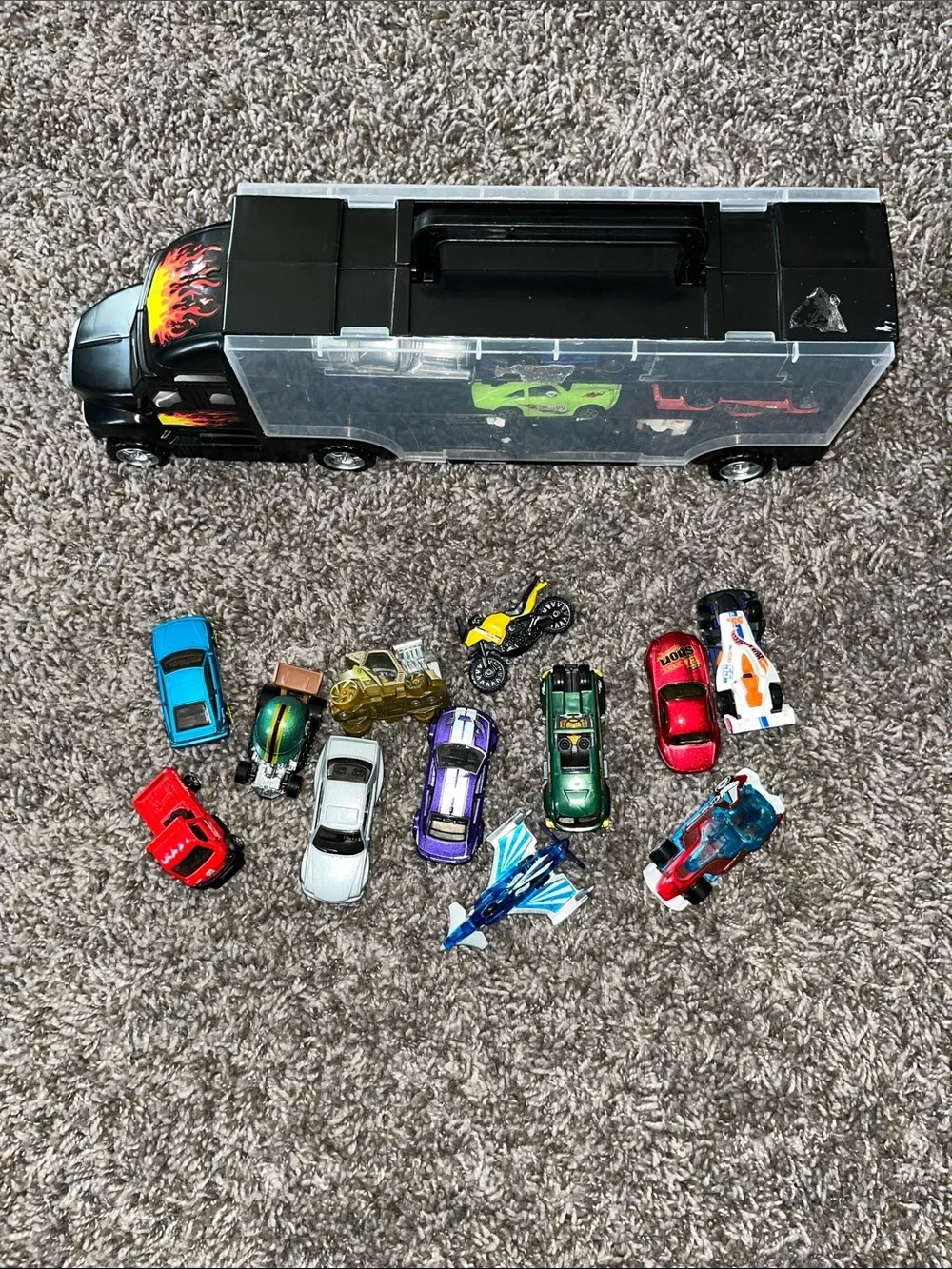 Hot Wheels Kids Toy Truck  Car Set